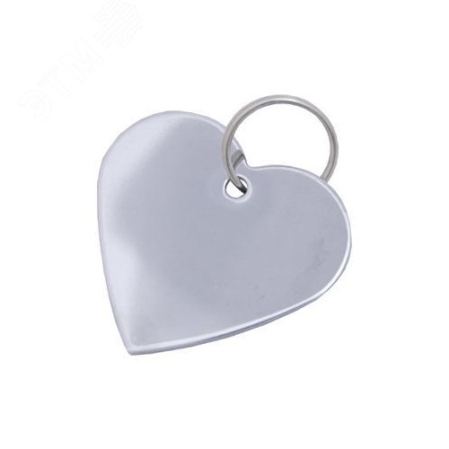 Брелок для гравировки - Сердечко  золото - фото 2