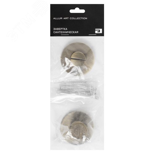 Сантехническая завертка к ручкам ALLUR ART COLLECTION BK-R4 MAB(7230) матовая бронза - фото 4
