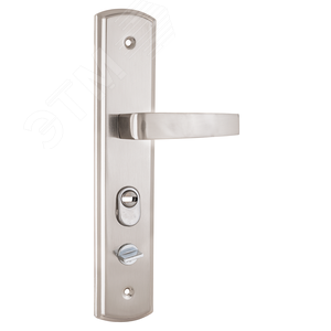 Изображение товара Ручка на планке под цилиндровый механизм (комплект), АЛЛЮР РН-А300 Y никель матовый (шт)