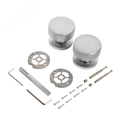 "Комплект ручек ALLUR ART COLLECTION ""IDEALE"" MSC (57160) итал.матовый хром" - фото 2