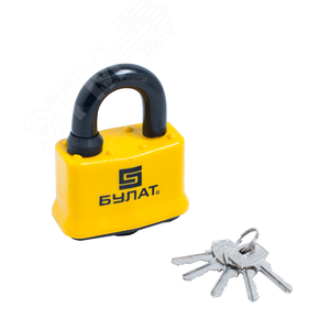 Изображение товара Замок навесной Булат ВС 0365 всепогодный 5кл. d=13мм (шт)