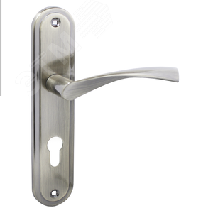 Изображение товара Ручка на планке под замок и цилиндровый механизм (комплект), АЛЛЮР 103-1 55мм AB старая бронза (шт)