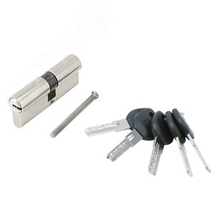 Изображение товара Механизм цилиндровый для врезных замков, АЛЛЮР HD F 80-5К CP(30x10x40) хром (шт)