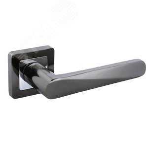 Изображение товара Ручка на круглой накладке (комплект). АЛЛЮР АРТ УМА BT (27140) черный титан (шт)