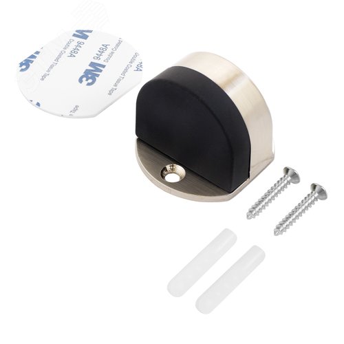 Ограничитель  СТАНДАРТ 611+3М SN мат.никель - фото 2