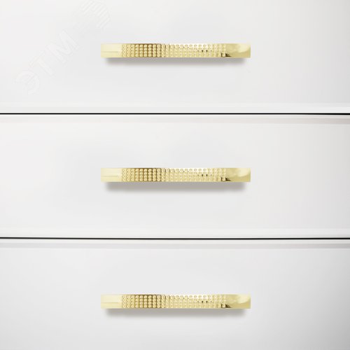 Ручка-скоба мебельная StahlBuro A345-96 2шт., PB золото - фото 4