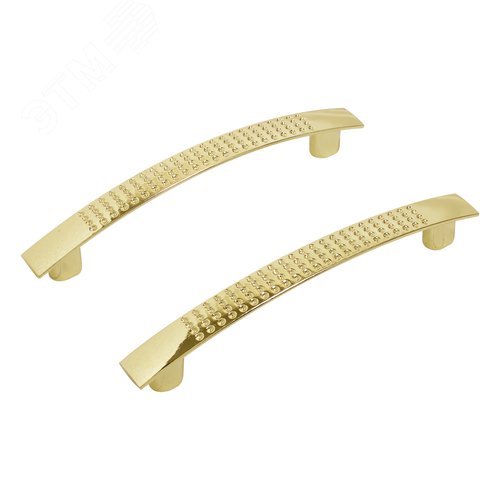 Изображение товара Ручка-скоба мебельная StahlBuro A345-96 2шт., PB золото (шт)