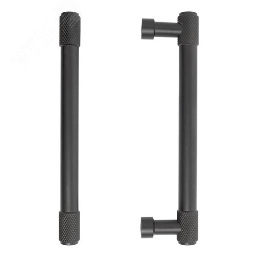 Ручка-скоба мебельная StahlBuro AP2307-128 2шт., BL матовый черный - фото 5