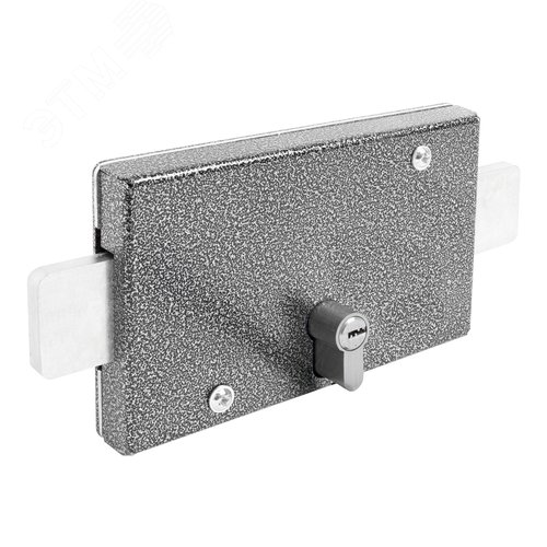 Замок накладной АЛЛЮР ЗГЦ серебро - фото 1