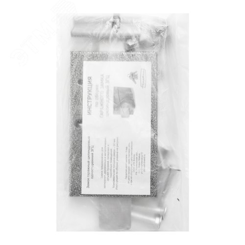 Замок накладной АЛЛЮР ЗГЦ серебро - фото 3