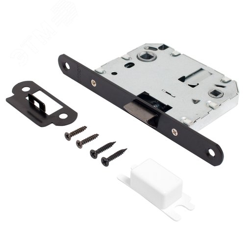 Защёлка АЛЛЮР АРТ L7050R BL матовый черный - фото 2