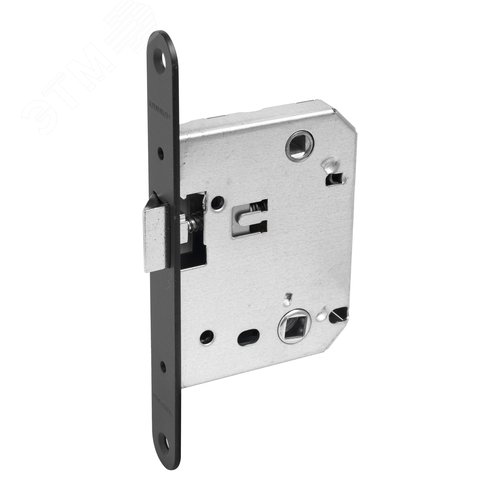 Защёлка АЛЛЮР АРТ L7050R BL матовый черный - фото 1