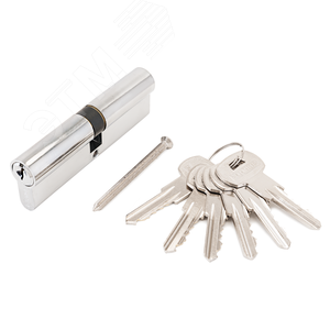 Изображение товара Механизм цилиндровый для врезных замков, АЛЛЮР A.100-6К CP хром (шт)