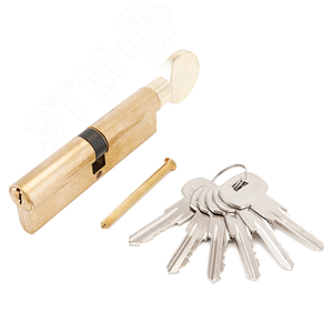 Изображение товара Механизм цилиндровый для врезных замков, АЛЛЮР A.G 80-6К ВР золото (латунь) (шт)