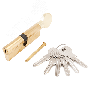 Изображение товара Механизм цилиндровый для врезных замков, АЛЛЮР A.G 90-6К ВР золото (латунь) (шт)