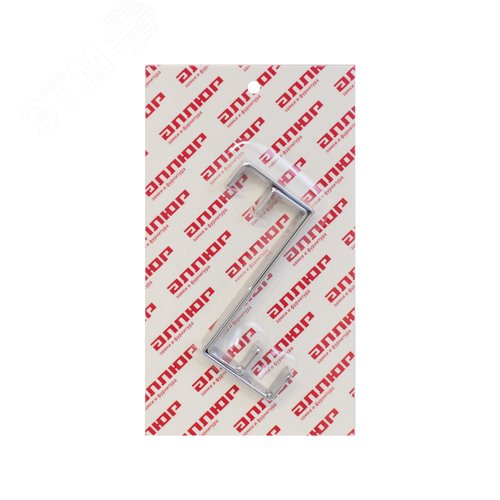 Крючок на дверь АЛЛЮР КДН-2 (20х40) хром 2 шт - фото 2