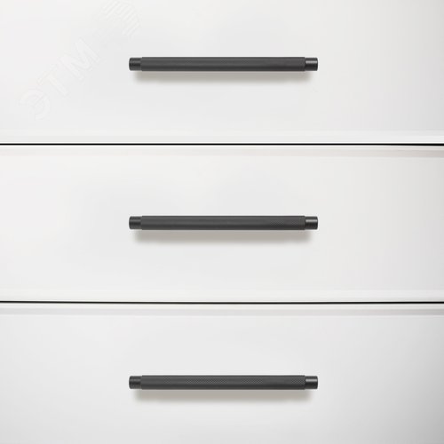 Ручка-скоба мебельная StahlBuro AP2308-96 2шт., BL матовый черный - фото 6