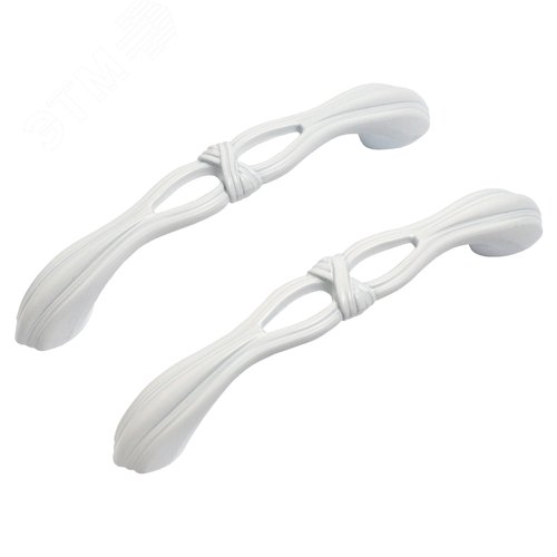 Ручка-скоба мебельная StahlBuro C2532-96 2шт., WW белый - фото 1