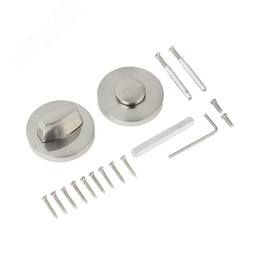 Сантехническая завертка к ручкам АЛЛЮР АРТ BK-R9 SC(0190) мат.хром - фото 2