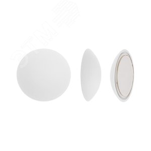 Изображение товара Ограничитель дверной ДЕМПФЕР из мягкого пластика, самоклеющийся, АЛЛЮР PB-01 белый (шт)