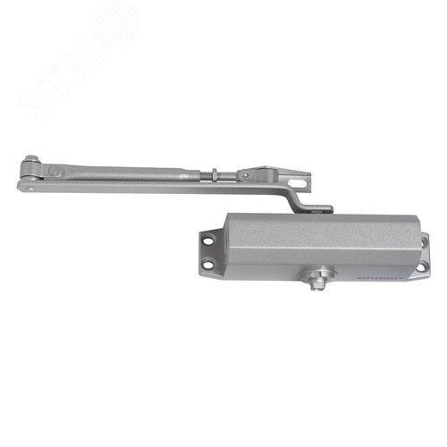 Доводчик дверной АЛЛЮР COMFORT ДД 168/3-5 A-S (до 120 кг) серебро - фото 1