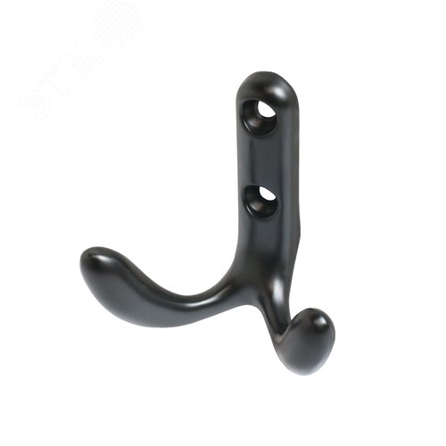 Крючок-вешалка  СТАНДАРТ 335 BL матовый черный - фото 1