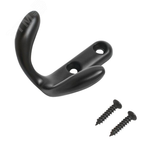 Крючок-вешалка  СТАНДАРТ 335 BL матовый черный - фото 2