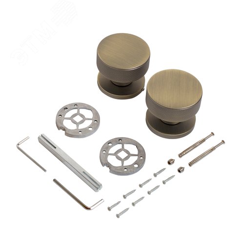 "Комплект ручек ALLUR ART COLLECTION ""IDEALE"" MAB (5730) мат.бронза" - фото 5