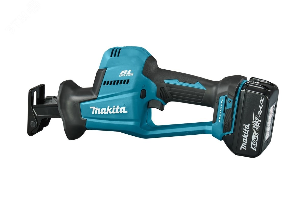 Изображение товара Аккумуляторная сабельная пила Makita LXT BL 18В с ходом 22 мм и подсветкой Изображение товара Аккумуляторная сабельная пила Makita LXT BL 18В с ходом 22 мм и подсветкой