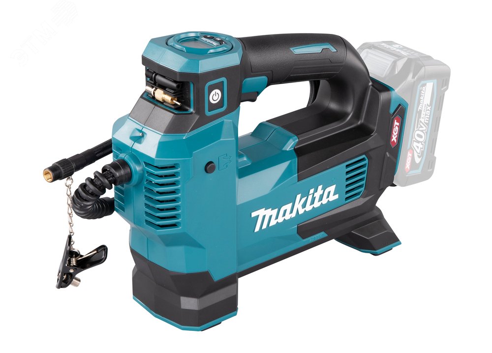 Изображение товара Насос автомобильный аккумуляторный Makita XGT 40В с цифровым манометром