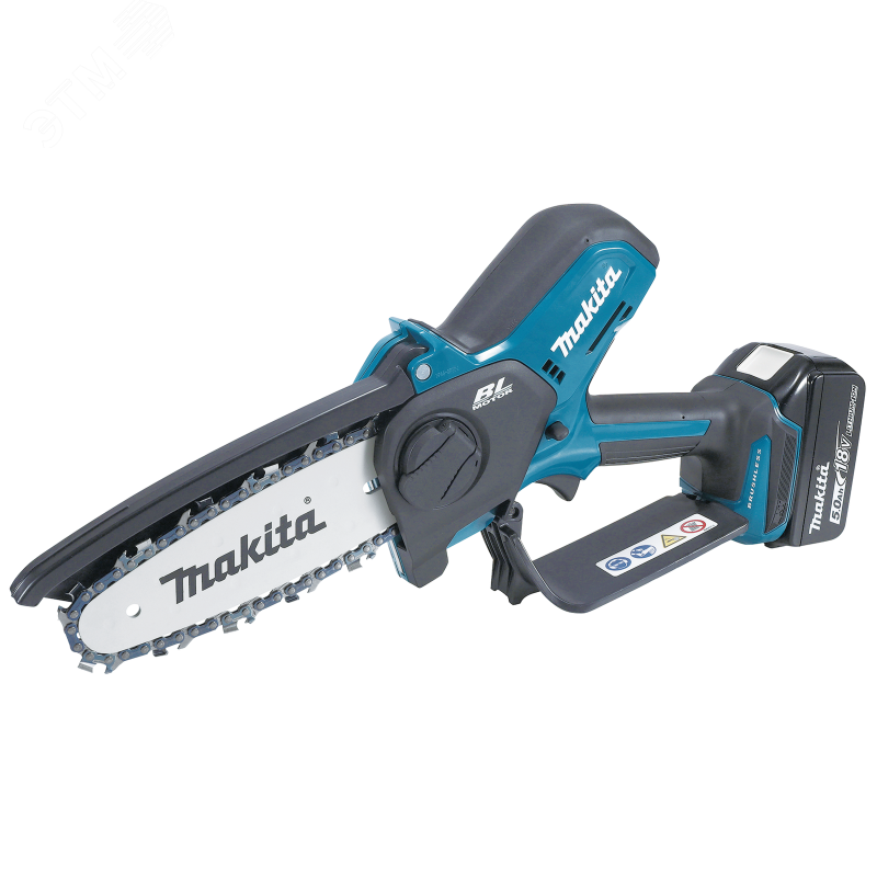 Изображение товара "Пила цепная аккумуляторная Makita LXT BL 18 В, 320 Вт, 6/15 см, 0.325"", 11 мм, 8 м/с XPT (BL1830B DC18SD) DUC150SF" (шт) Изображение товара "Пила цепная аккумуляторная Makita LXT BL 18 В, 320 Вт, 6/15 см, 0.325"", 11 мм, 8 м/с XPT (BL1830B DC18SD) DUC150SF" (шт)