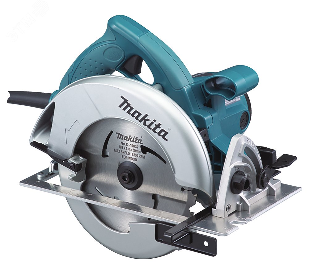 Изображение товара Пила дисковая Makita 1800Вт 185мм рез 63.5мм для длинных и поперечных распилов