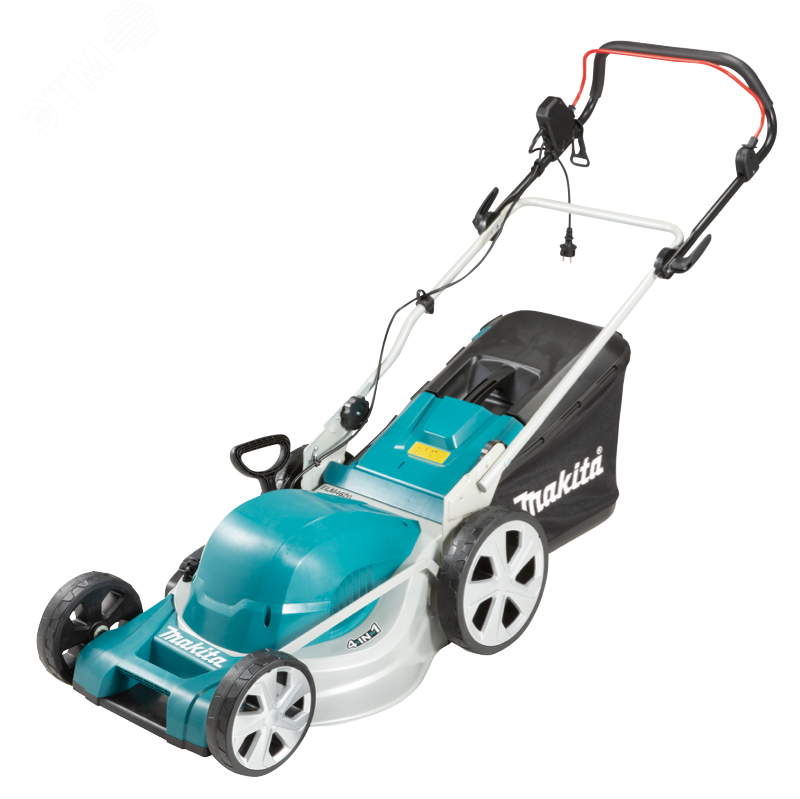 Изображение товара Электрическая газонокосилка Makita ELM4620 1.8 кВт, металлическая дека, 46 см Изображение товара Электрическая газонокосилка Makita ELM4620 1.8 кВт, металлическая дека, 46 см