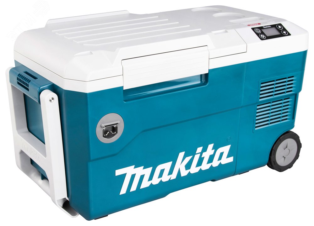 Холодильник с подогревом, 20 л, 3 режима питания: Аккумулятор - 40В, DС - 12В, AC - 220В. CW001GZ Makita