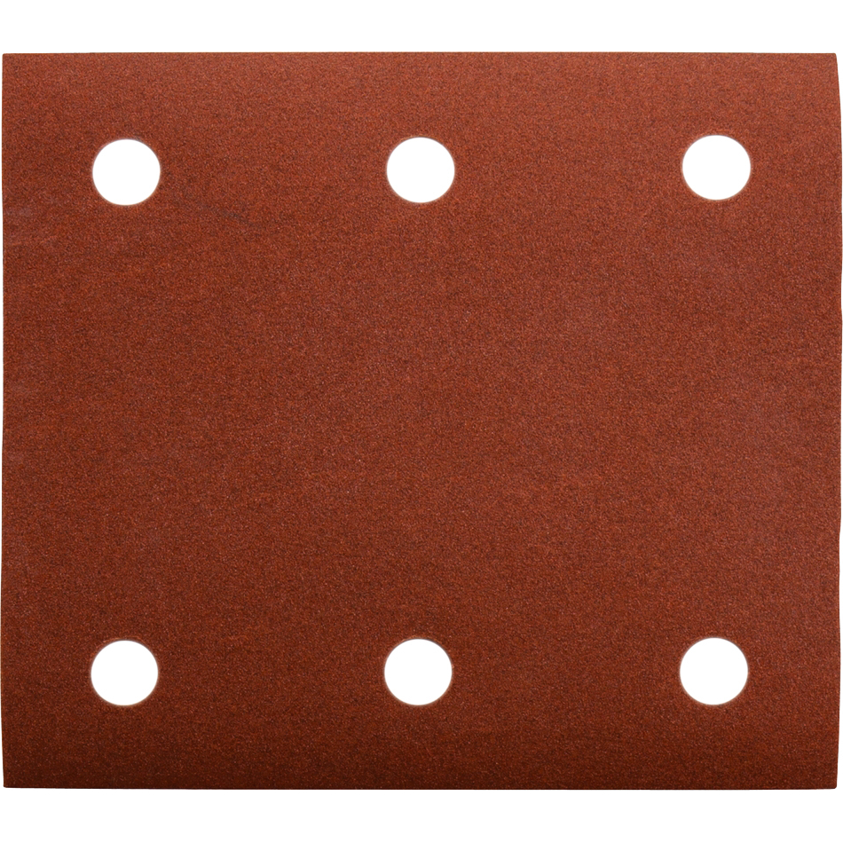 Шлифовальная бумага 93х102 мм, K80, красная, (50 шт)