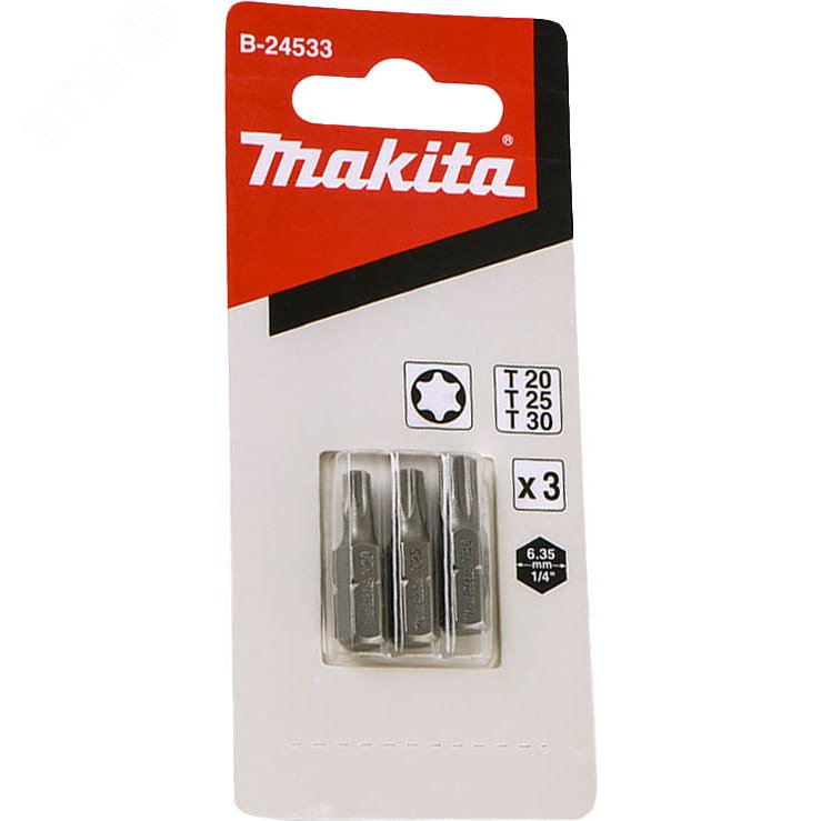 Изображение товара Насадка бита T20/T25/T30, 25 мм, C-form, 3 шт. (шт)
