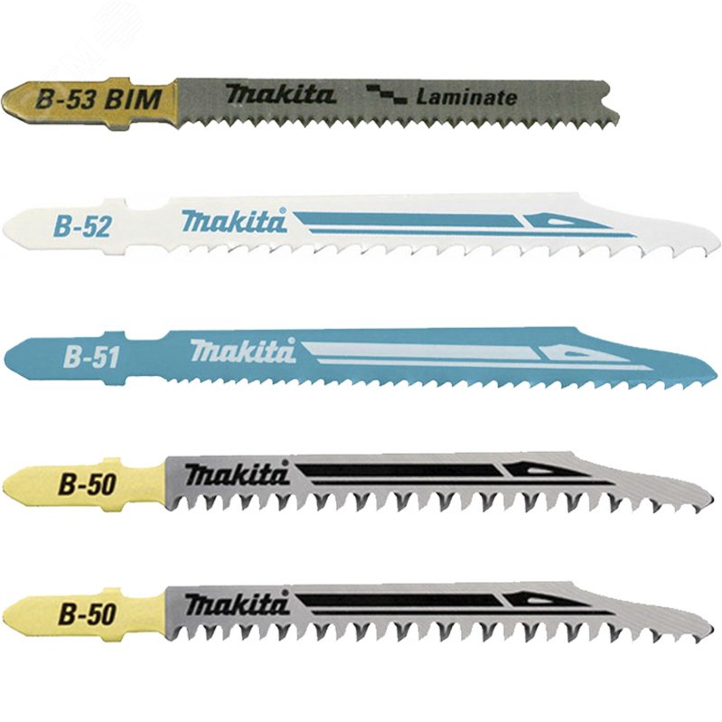Изображение товара Набор лобзиковых пилок Super Express, 5 шт. (B-50x2, B-51, B-52, B-53) (шт)