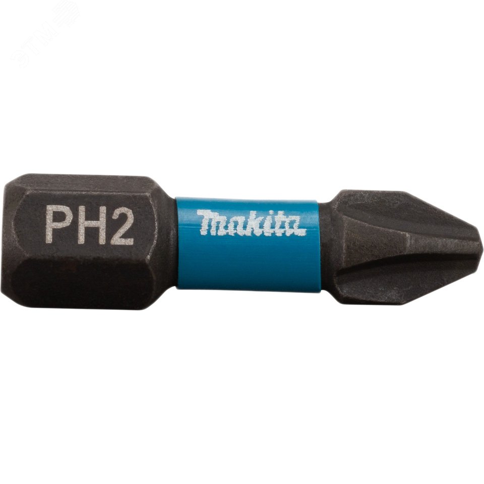 Изображение товара Насадка бита Impact Black PH2 25 мм 2 шт. стойкая и долговечная