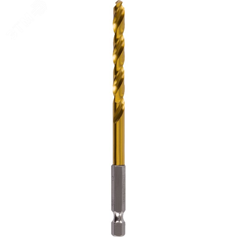 Изображение товара Сверло по металлу HSS-TiN 6x57x113 с шестигранным хвостовиком