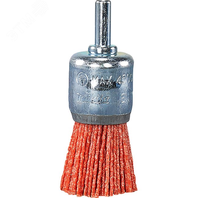 Изображение товара Щетка нейлоновая кистевая (d24 мм, красная, G80, 6 мм) (шт)