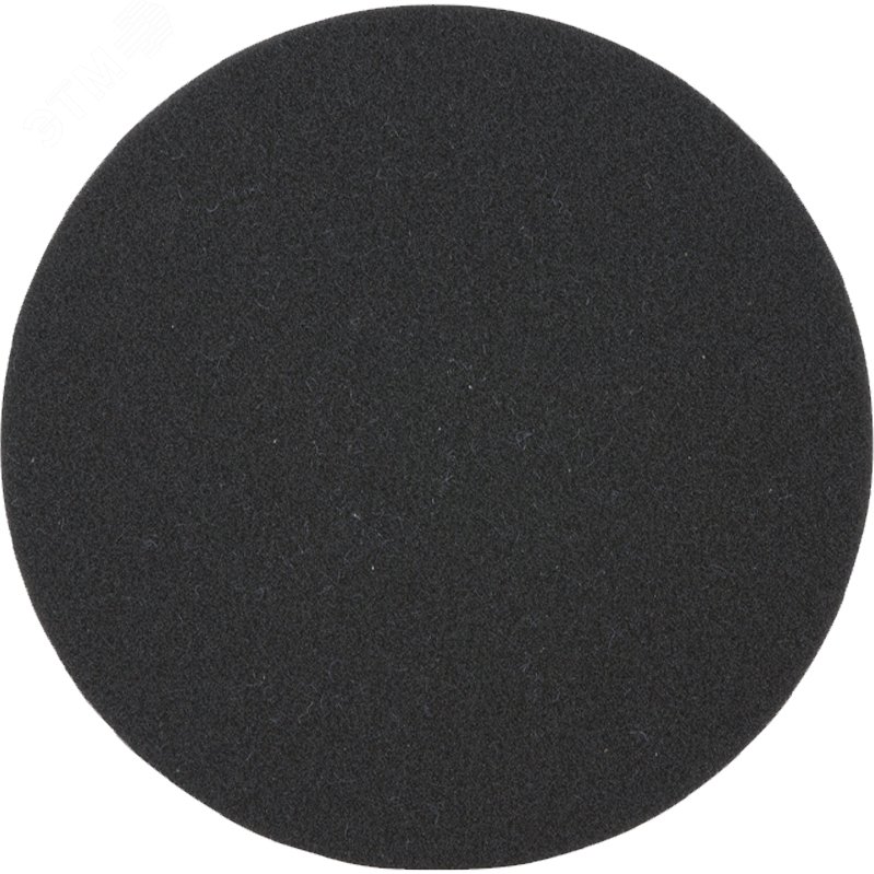Изображение товара Насадка полировальная из поролона 150 мм (плоская, черная, липучка) (шт)