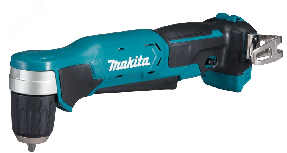 Изображение товара Угловая аккумуляторная дрель Makita 12В с быстрозажимным патроном и подсветкой
