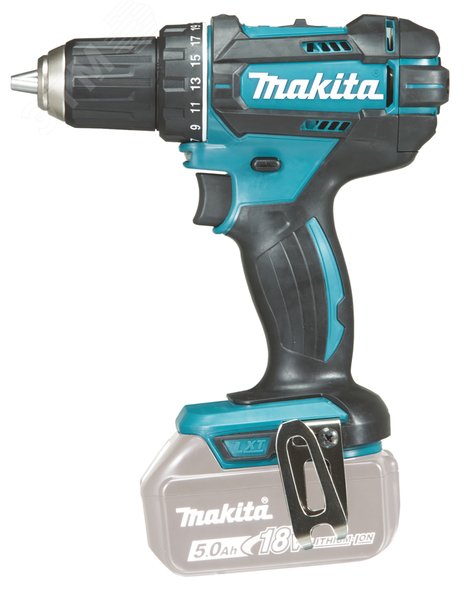 Изображение товара Аккумуляторная дрель-шуруповерт Makita DDF482Z 18В легкая и мощная без АКБ и ЗУ