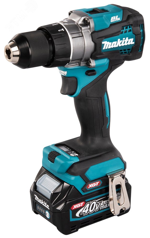 Изображение товара Аккумуляторная дрель-шуруповерт Makita XGT BL 40В 2x2.5Ач кейс