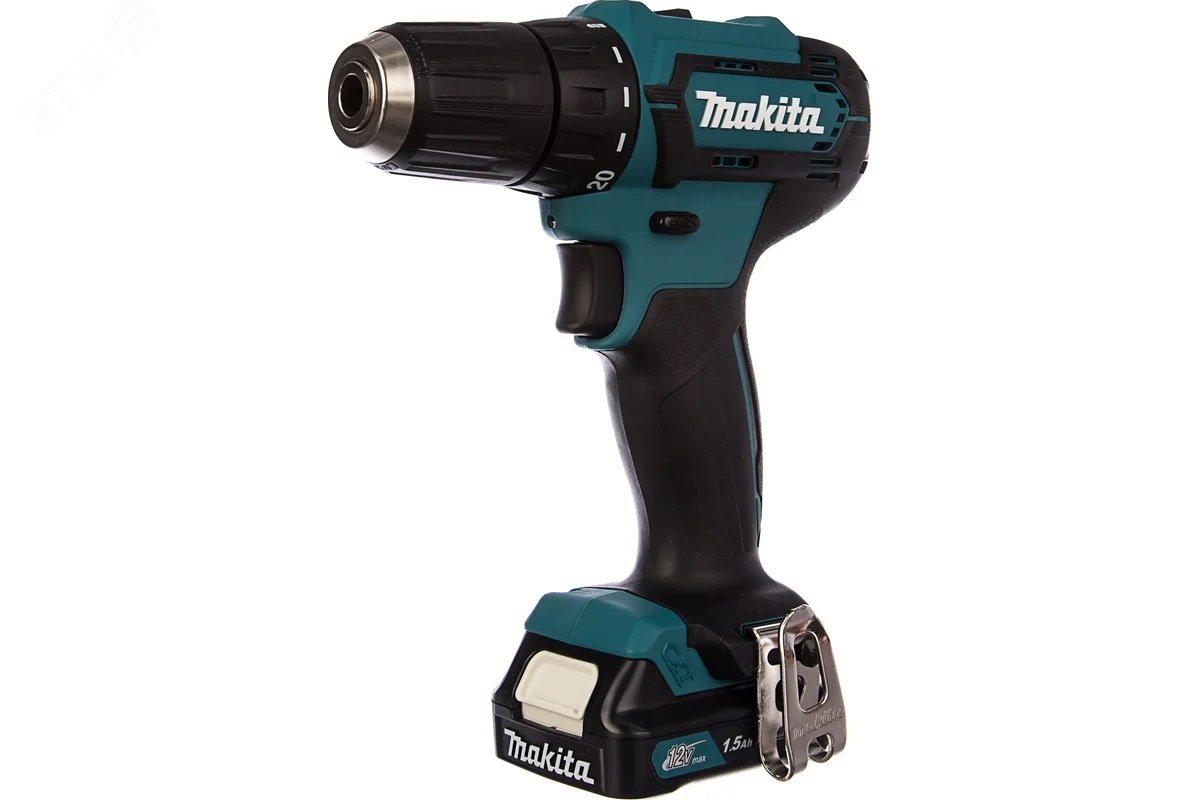 Изображение товара Аккумуляторная дрель-шуруповерт Makita DF333DWYE 12В