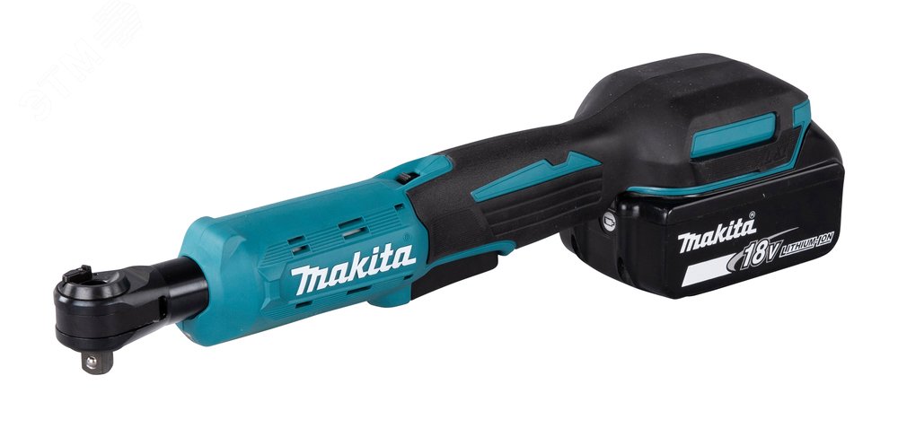 Изображение товара Гайковерт угловой Makita DWR180RF 18V 47,5 Нм, 0-800 об/мин, комплект