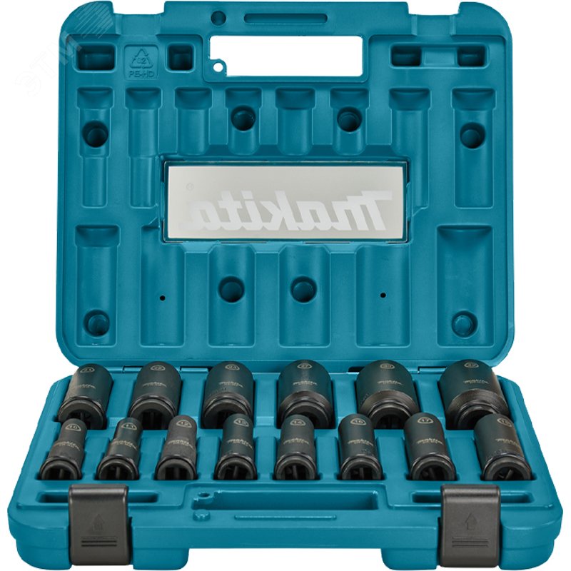 Изображение товара Набор ударных торцевых головок Makita Impact Black 1/2 14 шт E 16586