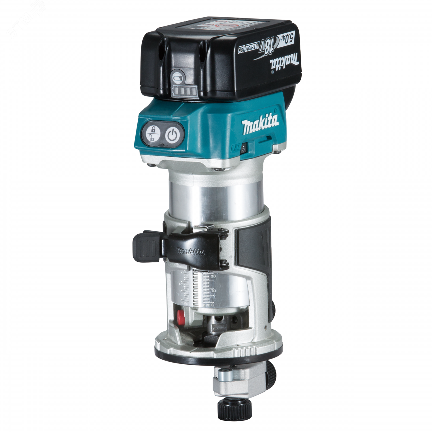 Изображение товара Аккумуляторный фрезер Makita DRT50Z 18 В с подсветкой и регулировкой скорости Изображение товара Аккумуляторный фрезер Makita DRT50Z 18 В с подсветкой и регулировкой скорости