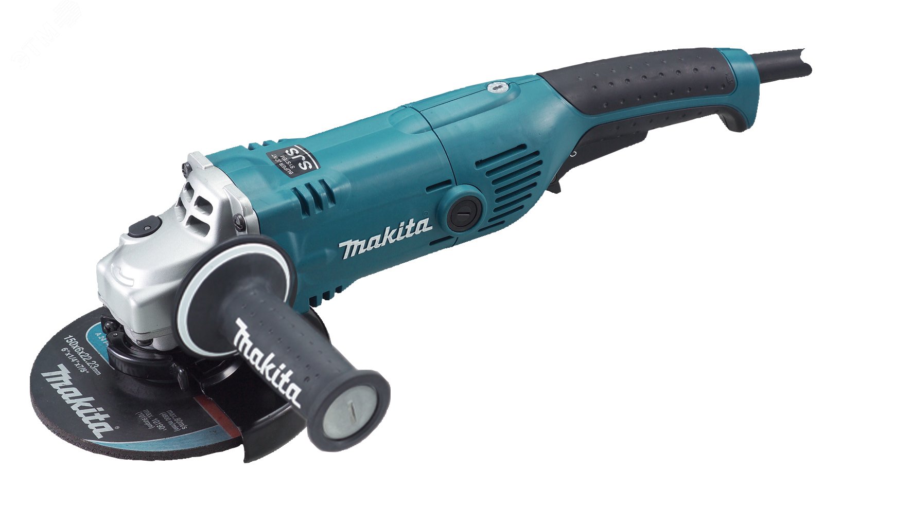 Изображение товара Угловая шлифовальная машина Makita GA6021C 150 мм 1450 Вт с SJS II плавным пуском