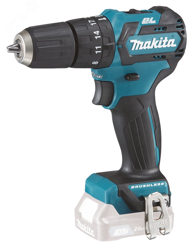 Изображение товара Аккумуляторная ударная дрель-шуруповерт 12В 35Нм Makita HP332DZ без АКБ